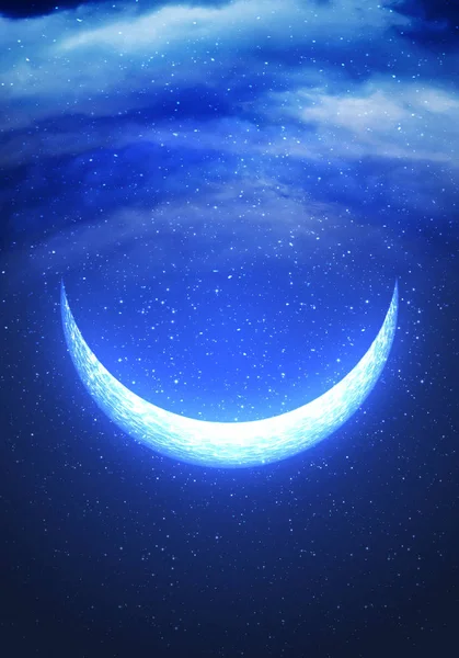 Streszczenie sierp Księżyca — Zdjęcie stockowe