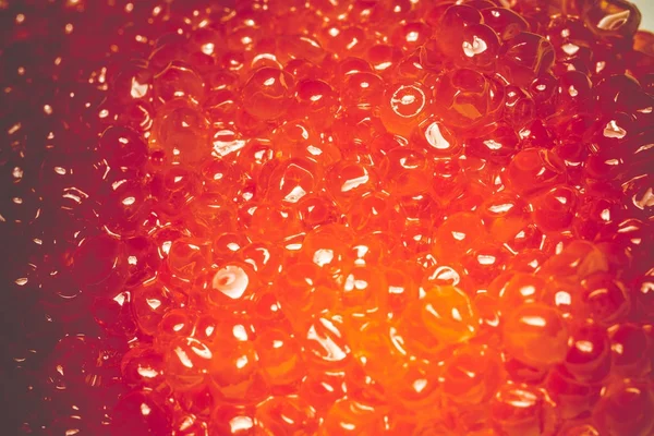 Macro de caviar rojo filtrado — Foto de Stock