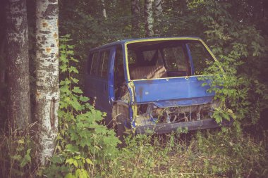 Eski araba Retro kırık