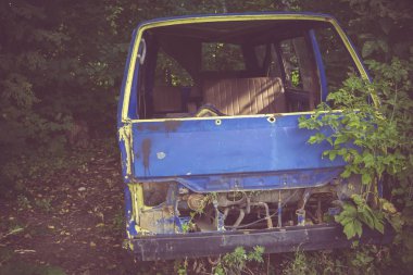 Eski araba Retro kırık