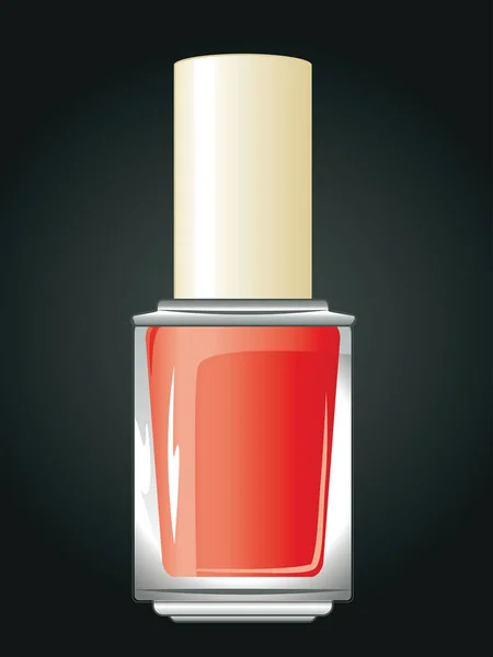 Nail Polish Bottle — Stock Vector