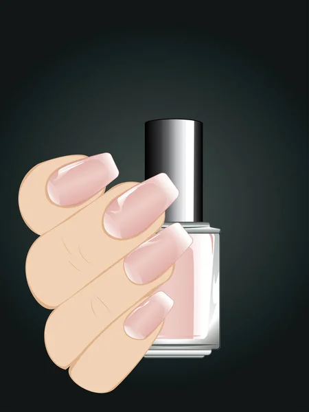 Paznokcie Manicure moda — Wektor stockowy