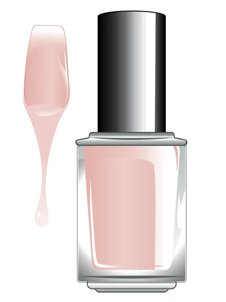 Nail Polish Bottle — Stock Vector