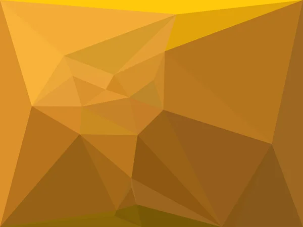 Gold polygonaler Hintergrund — Stockvektor