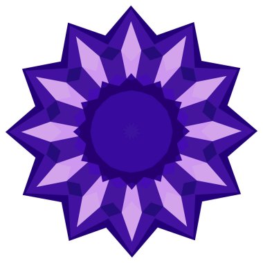 Yuvarlak mor geometrik zemin