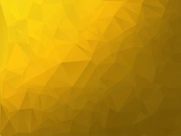 多角形なゴールドの背景 — ストックベクタ