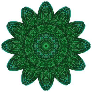 Grunge dekoratif Mandala