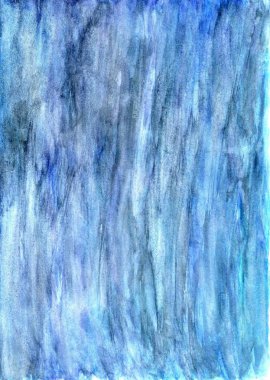 kağıt üzerinde mavi boya