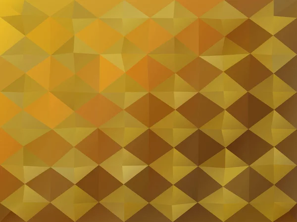 Fond polygonal doré — Image vectorielle