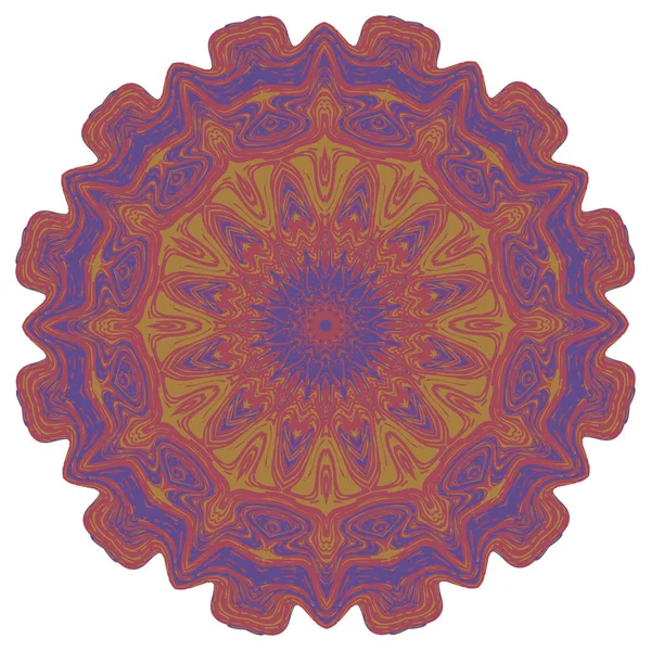 Grunge dekoratív Mandala — Stock Vector