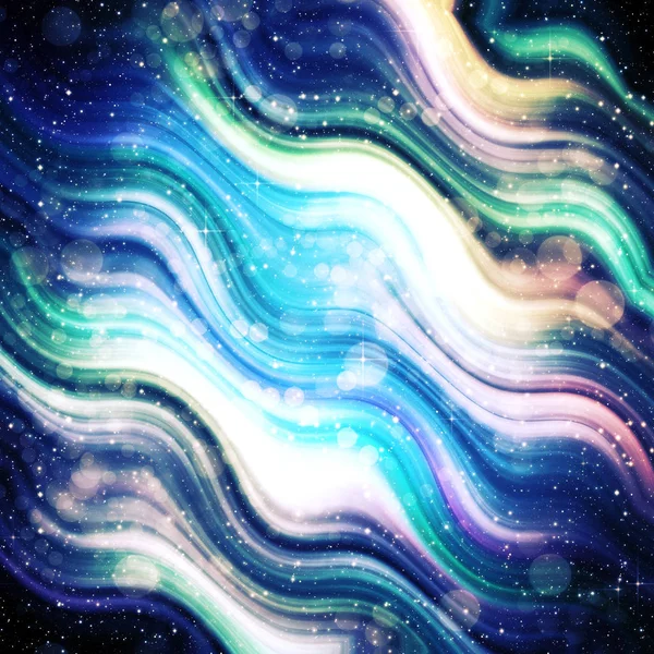 Starry Iridescent Stripes — Stock Photo, Image