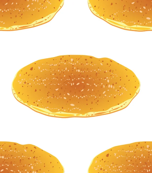 Pancake soffici saporiti — Vettoriale Stock