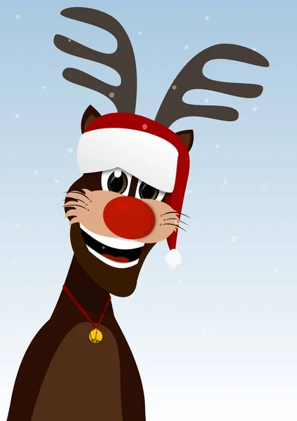 Reindeer Christmas Winter Time — Stock Photo, Image