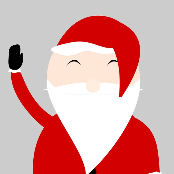 Santa Klaus Está Chegando Época Natal — Fotografia de Stock