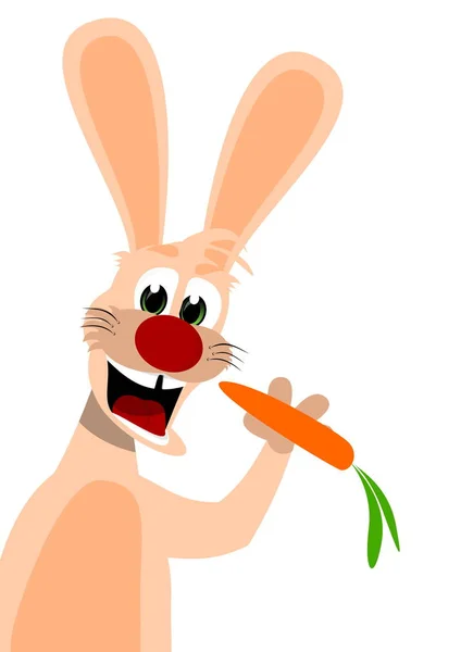 Pequeño Conejo Feliz Color —  Fotos de Stock