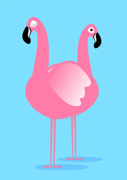 Pink Flamingo Standing — 스톡 사진