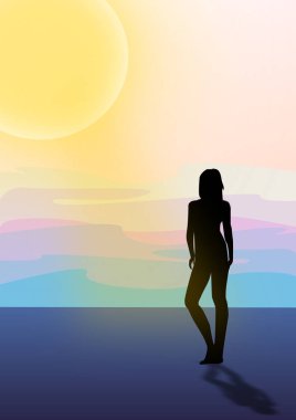 İçmek için giyinmiş kadın, seksi..