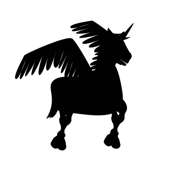 Unicorn Big Wings — Stock Photo, Image