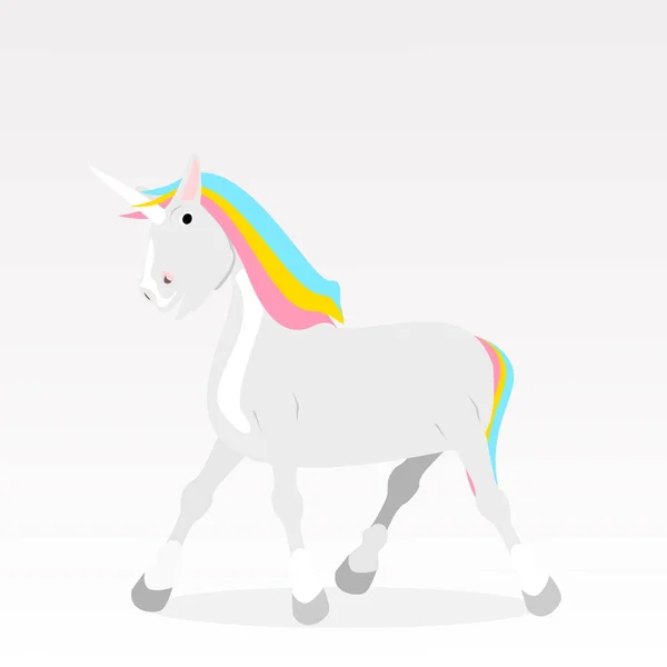Sweet Unicorn Colorful Mane — Stock Photo, Image