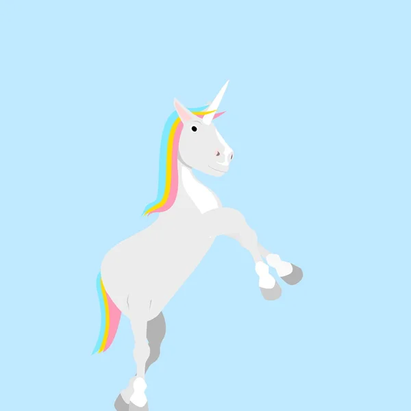 Piccolo Unicorno Colorato Carino — Foto Stock