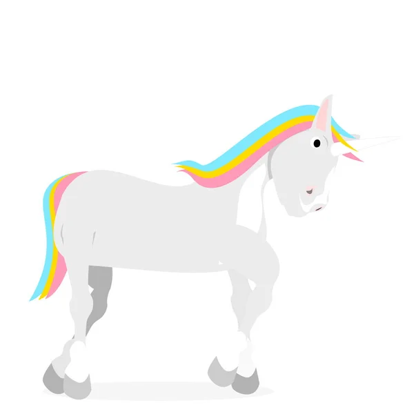 Little Cute Colorful Unicorn — Stock Photo, Image