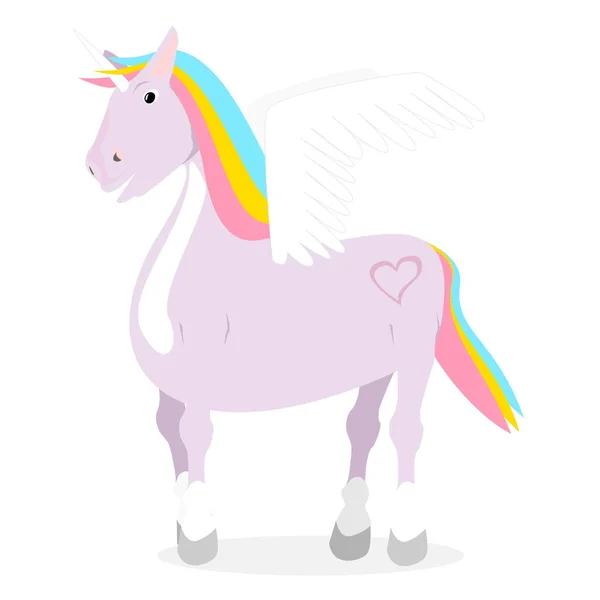 Little Cute Colorful Unicorn — Stock Photo, Image