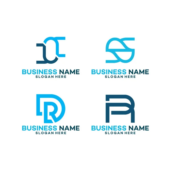 Design de modelo de conceito de logotipo de negócios —  Vetores de Stock