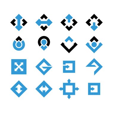 Kare ok simgesi - Vektör