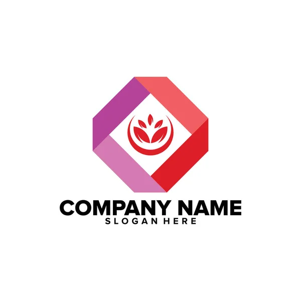 Nature leaf logo, environment logo , ecology logo template designs — Stock Vector
