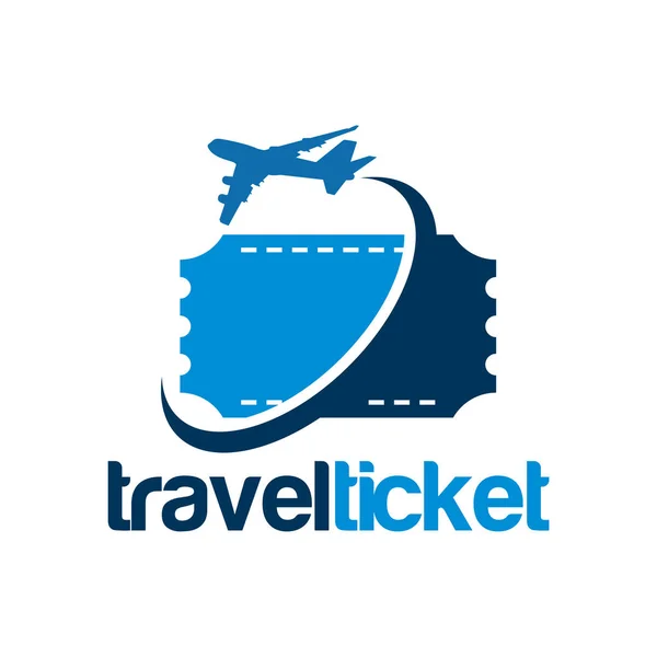 Digitaal ticket logo ontwerpt concept vector, Pixel Ticket logo template — Stockvector
