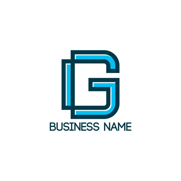 G inicial Tecnología Logotipo diseños plantilla vector ilustración, simple G inicial Logotipo diseños plantilla — Vector de stock