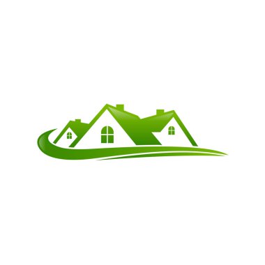 Emlak logosu, logo, logo şablonu.