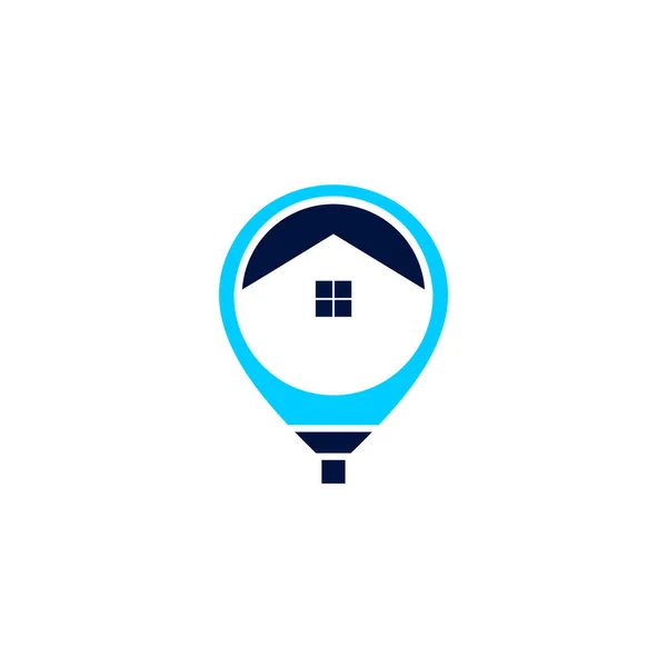 Home elektriciteit logo template ontwerpen vector illustratie — Stockvector