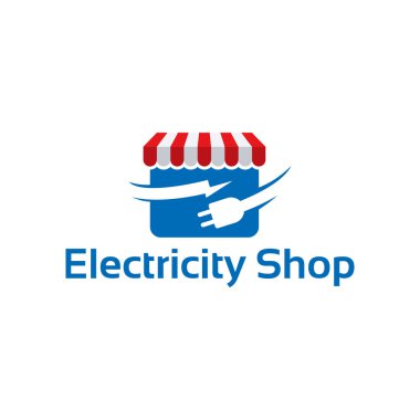 elektrik mağazası logo şablonu tasarımları