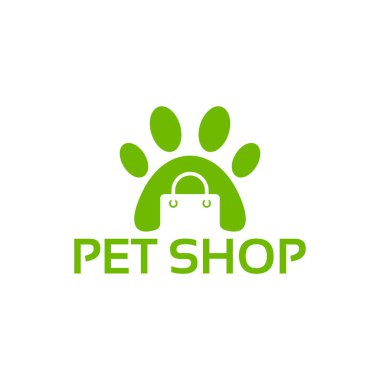 Modern Pet Shop Logo şablonu