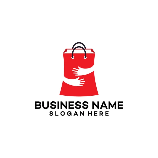 Logo logo sklepu z upominkami wektor koncepcji, szablon logo sklepu internetowego — Wektor stockowy