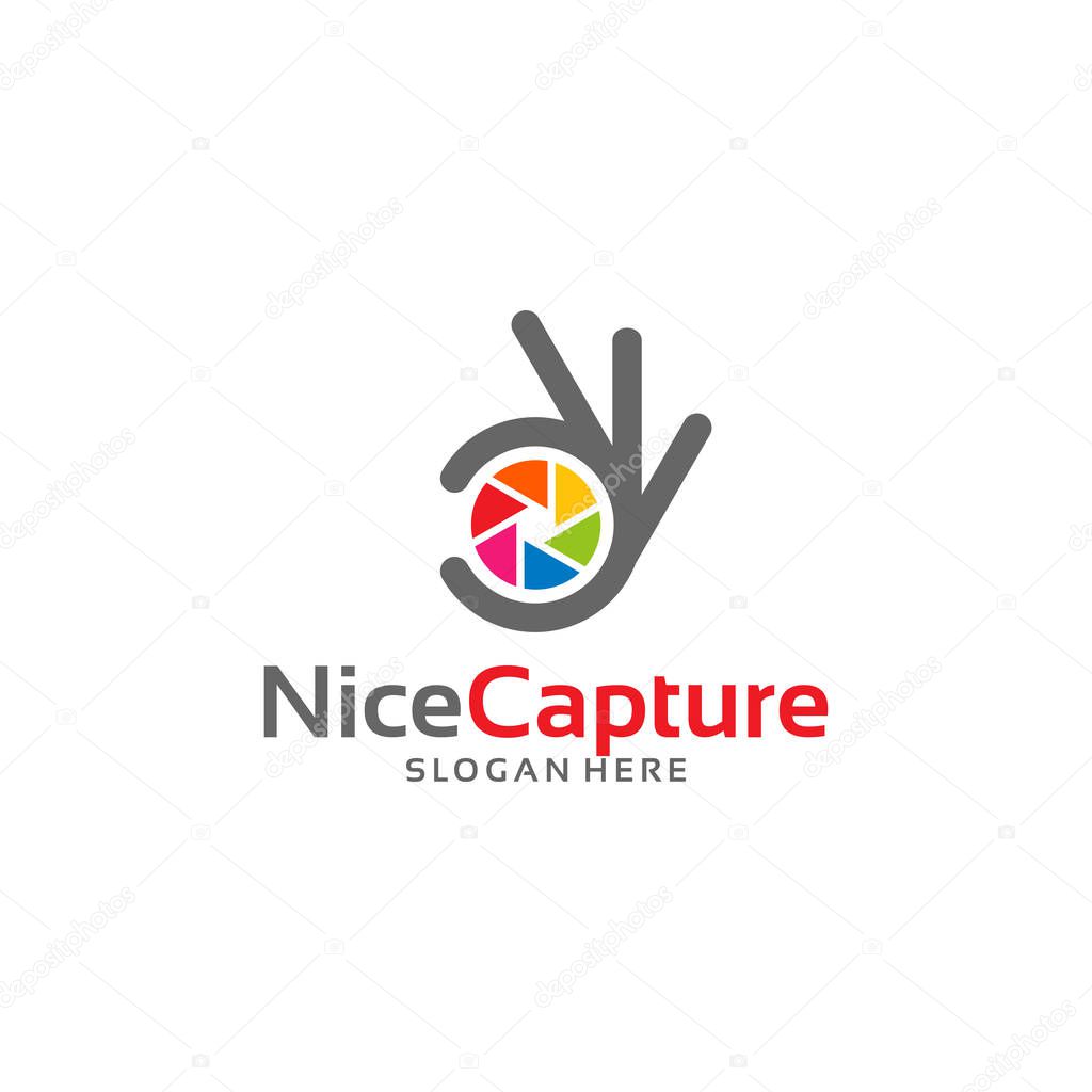 Nice Capture logo template designs