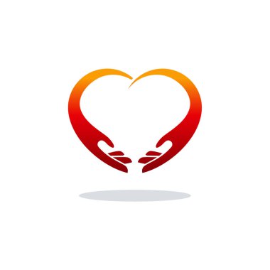 Care Point logo concept, Charity logo template vector