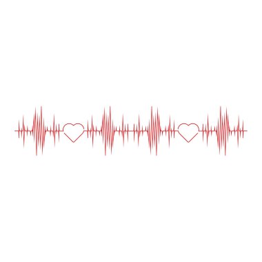 Basit Tıbbi logo tasarım konsept vektörü, Basit Darbe sembolü