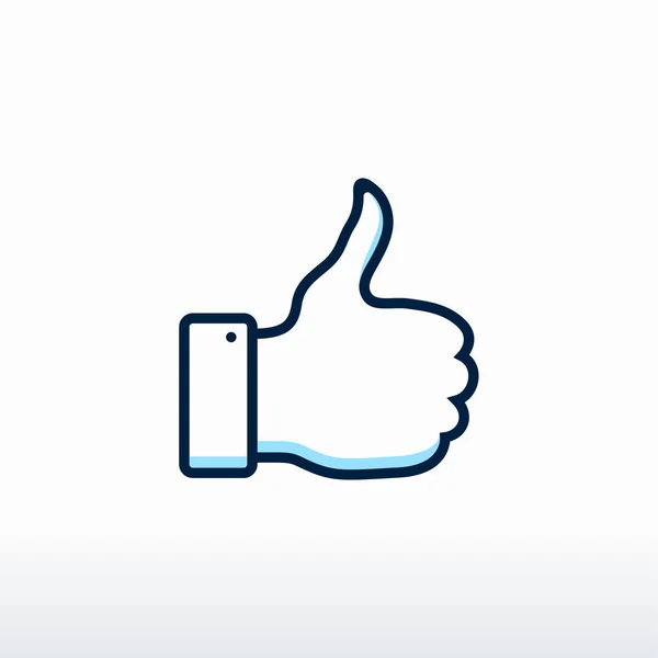 Thumb Up vector designs, Like Icon template — Stock vektor