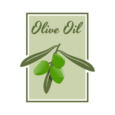 Modern Olive Oil Logo Template Design Vector, Olive Oil Emblem Design Concept