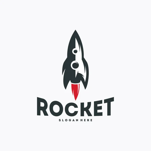 Motifs de logo de fusée cool vecteur, signe de fusée, icône, modèle — Image vectorielle