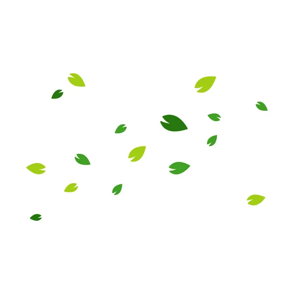Träd blad vektor bakgrund, Flyga blad bakgrund — Stock vektor