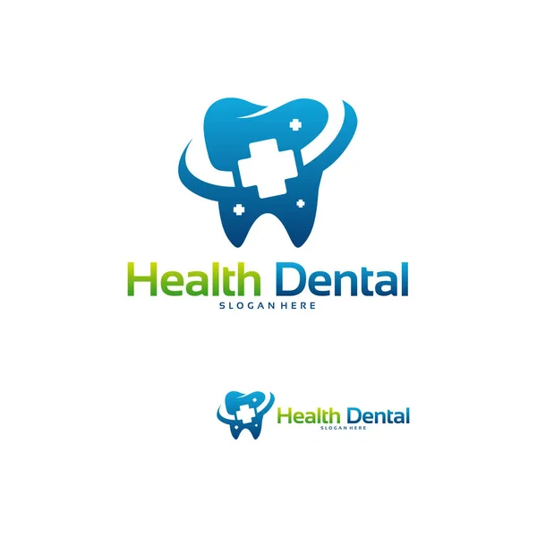 Zdrowie Dental logo projektuje wektor koncepcyjny, Dental Clinic szablonów logo — Wektor stockowy