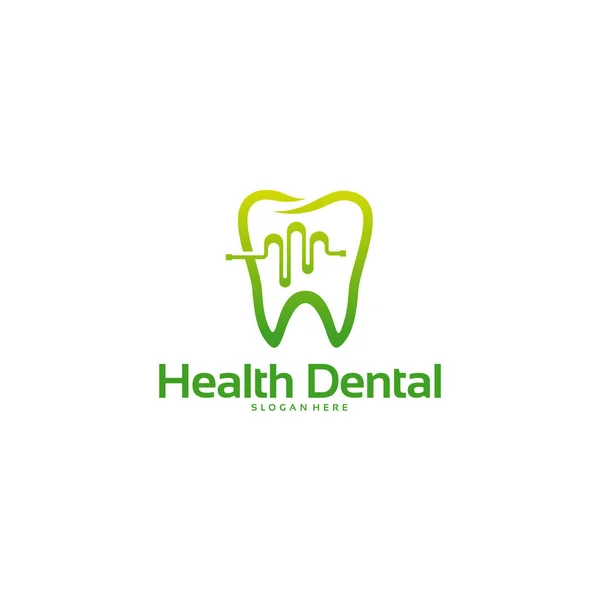 Health Dental logo designs conceito vector, Dental Clinic logo template designs — Vetor de Stock