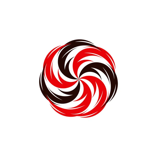 Tornado logo sembolü izole edildi, Tayfun vektör çizimi — Stok Vektör