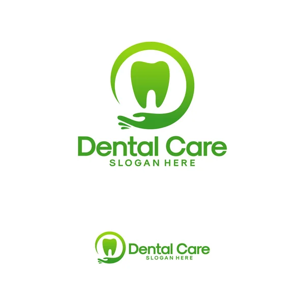 Diseño del logo de Dental Care vector conceptual, Plantilla del logotipo de Family Dental — Archivo Imágenes Vectoriales