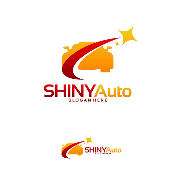 Shiny Automotive logo designs concept, Automotive Star logo template vector