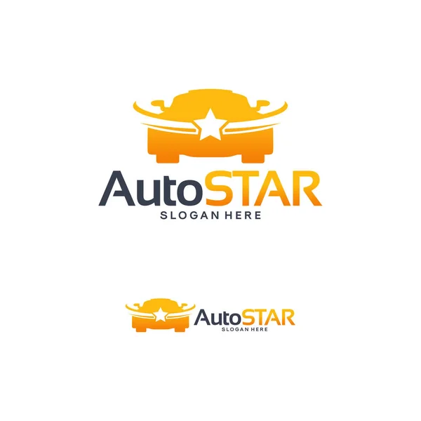 Shiny Automotive logo designs concept, Automotive Star logo template vector