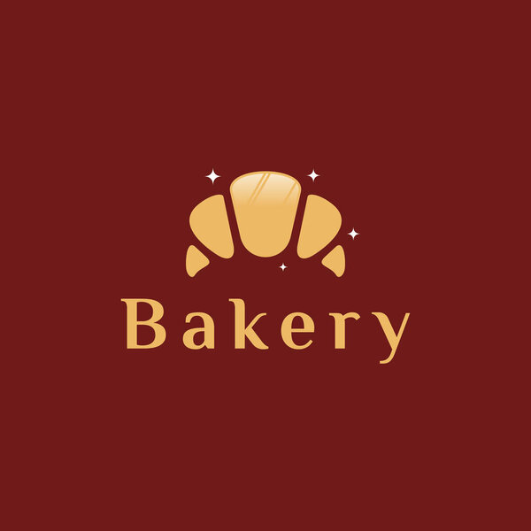 Luxury Bakery logo designs inspiration, Simple Bread logo template